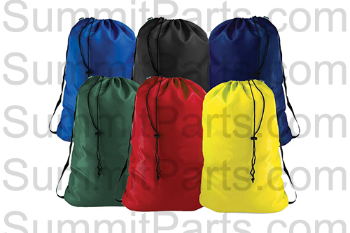 HEAVY DUTY LARGE NYLON BAGS WITH STRAP, 30" x 40", ASSORTED, DOZEN